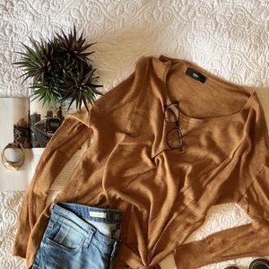 Rusty Orange Long Sweater / Sweater Dress